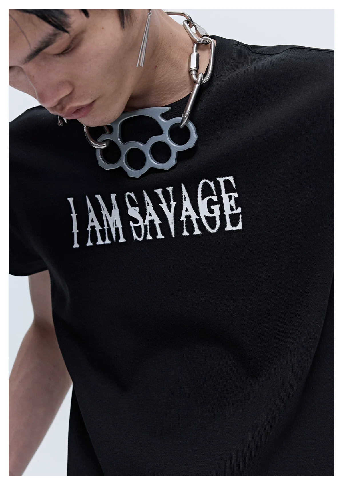 Graphic Street Style Slim Fit T-Shirt - Image 6