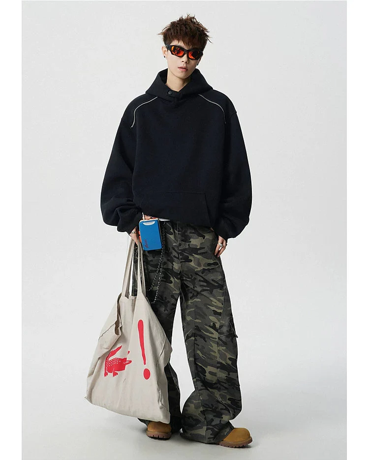 Loose Fit Hooded Sweatshirt - Image 9