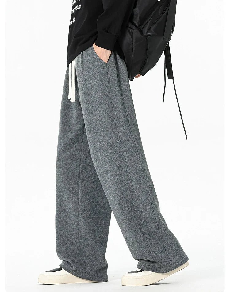Heavyweight Wide Leg Fleece Sweatpants - Image 8