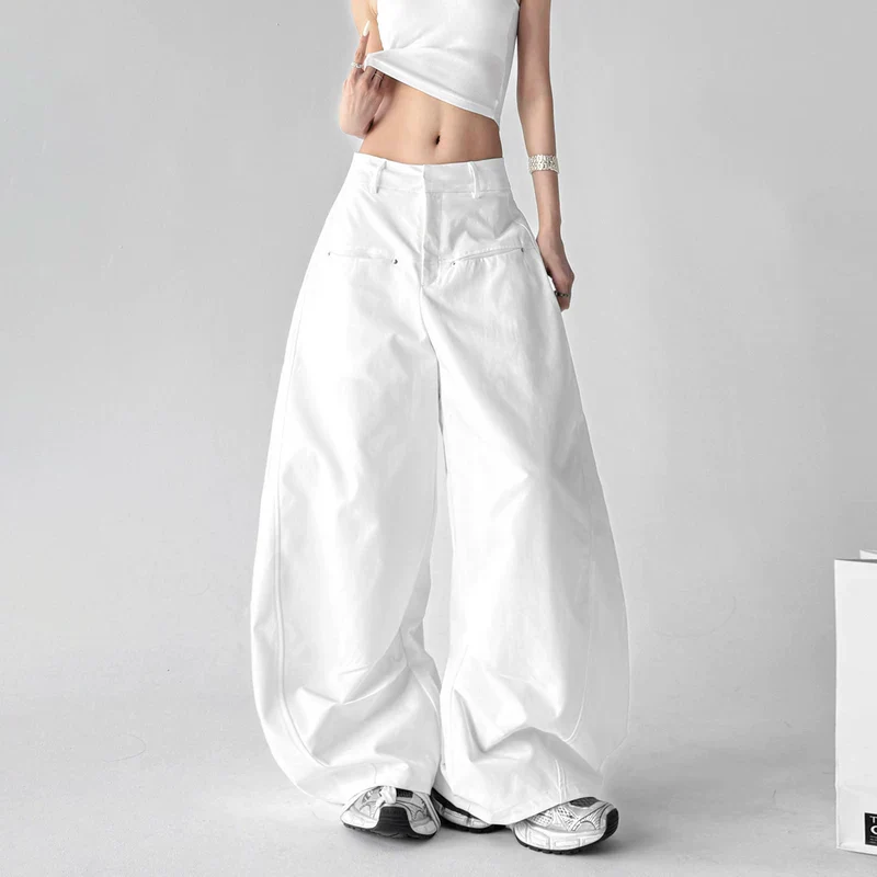 High Waisted Extra Wide Leg Pants