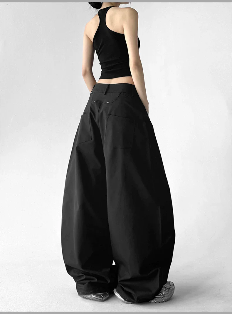 High Waisted Extra Wide Leg Pants - Image 11
