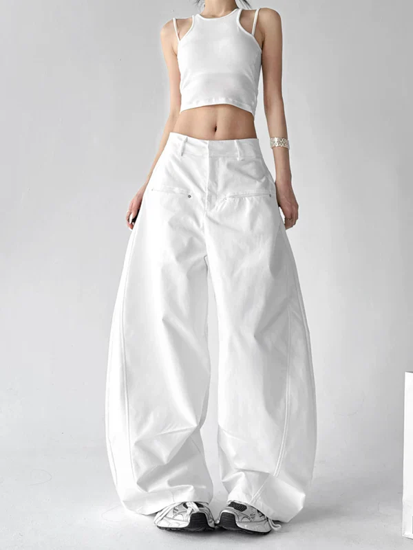 High Waisted Extra Wide Leg Pants - Image 2