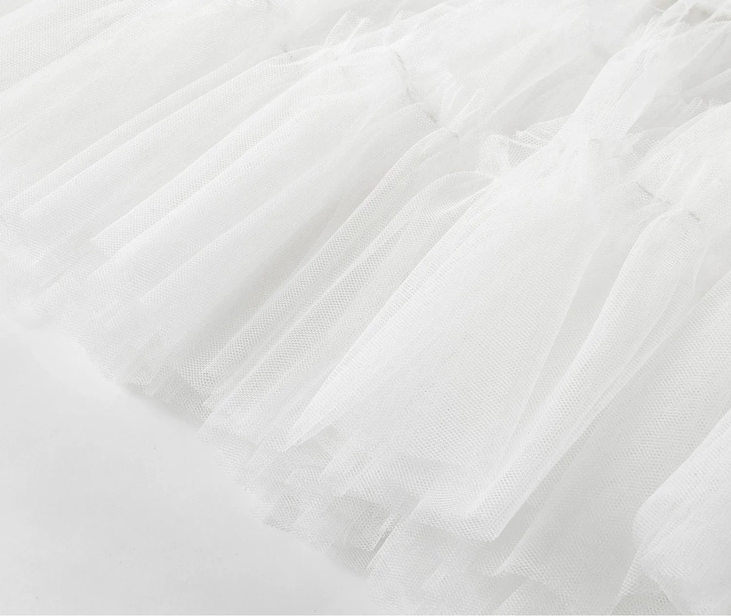 Irregular Double Layer Mesh Skirt - Image 10