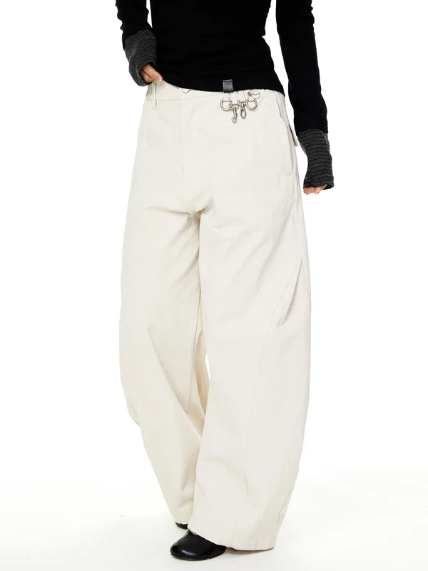 High-Waisted Wide-Leg Cargo Pants - Image 2