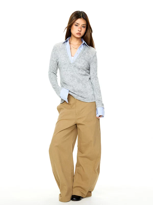 High-Waisted Wide-Leg Cargo Pants - Image 7