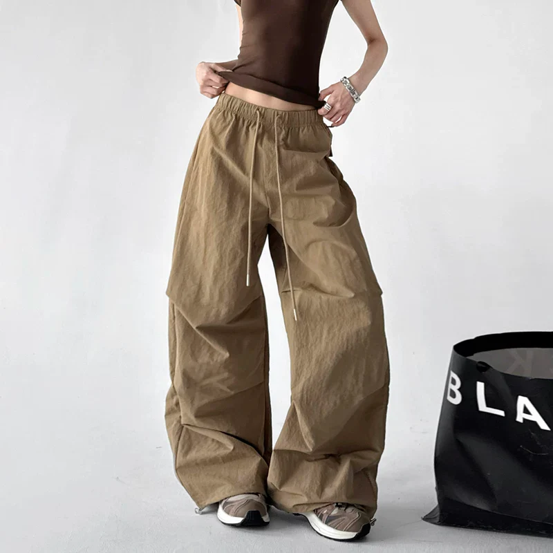 High-Waisted Wide-Leg Casual Pants - Image 3