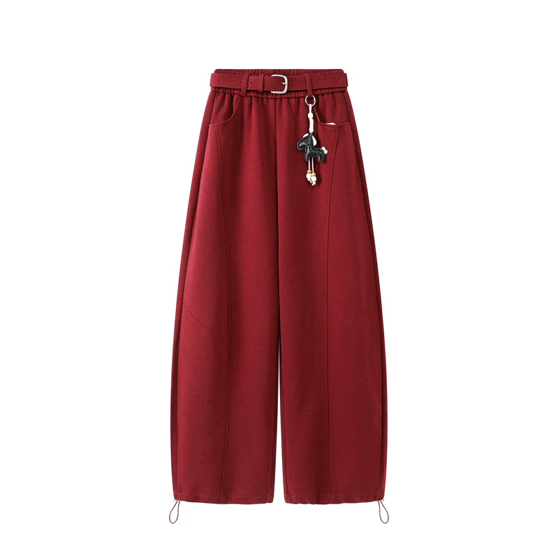 High Waisted Wide Leg Sweatpants - Image 2
