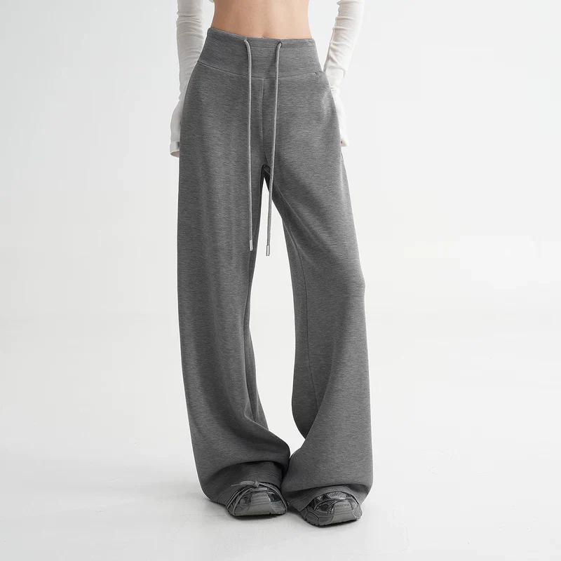 High-Waisted Wide Leg Knit Pants - Image 3