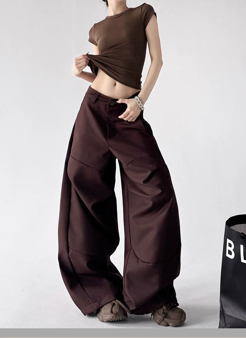 High-Waisted Wide-Leg Suit Pants - Image 9