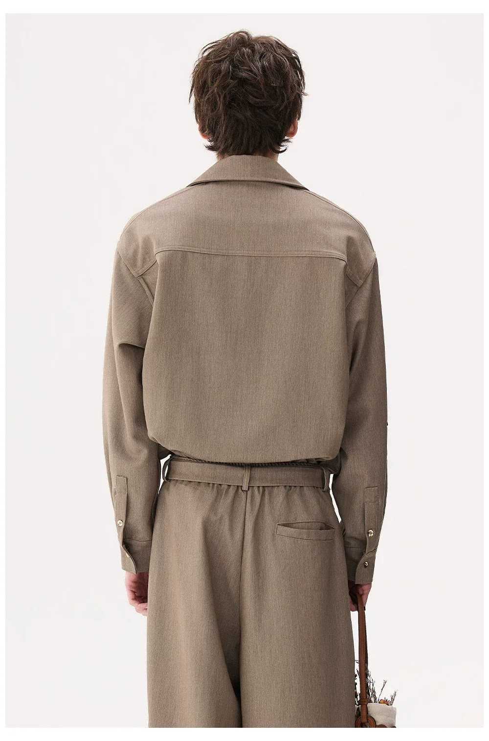 Ice Silk Collared Shirt and Pants - Image 6