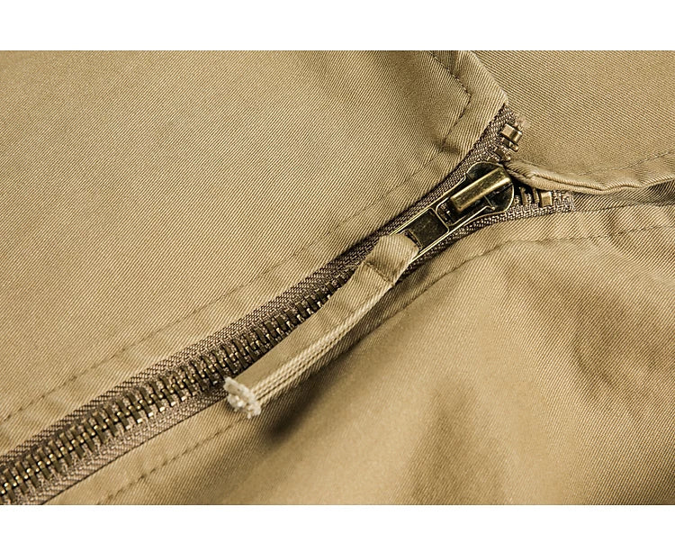 Irregular Zipper Short Work Jacket - Image 9