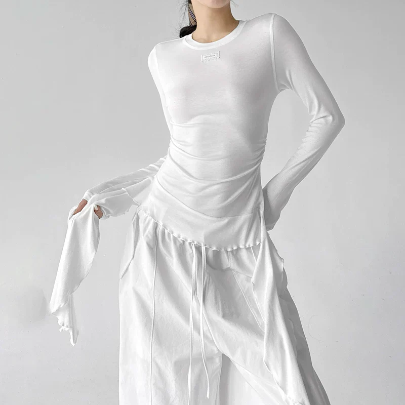 Korean Style Long Sleeve Layering T-Shirt