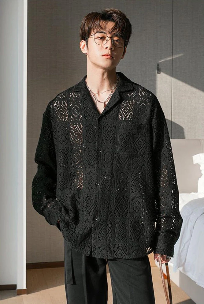 Lace Hollow Shirt - Image 10