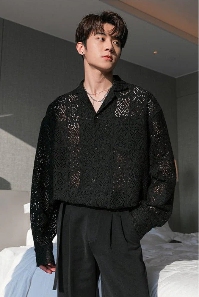 Lace Hollow Shirt - Image 11