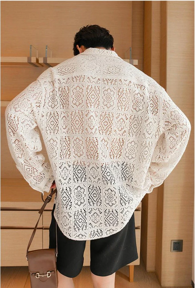 Lace Hollow Shirt - Image 6