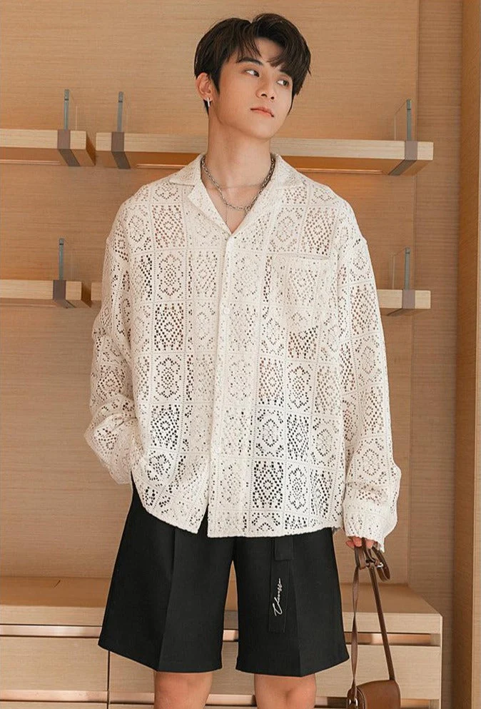 Lace Hollow Shirt - Image 7