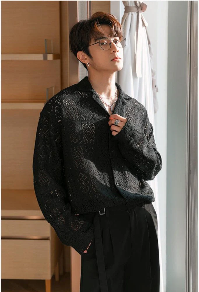 Lace Hollow Shirt - Image 8