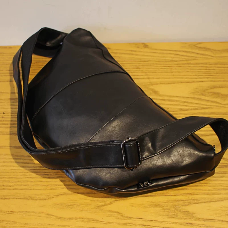 Leather Dumpling Crossbody Bag - Image 8