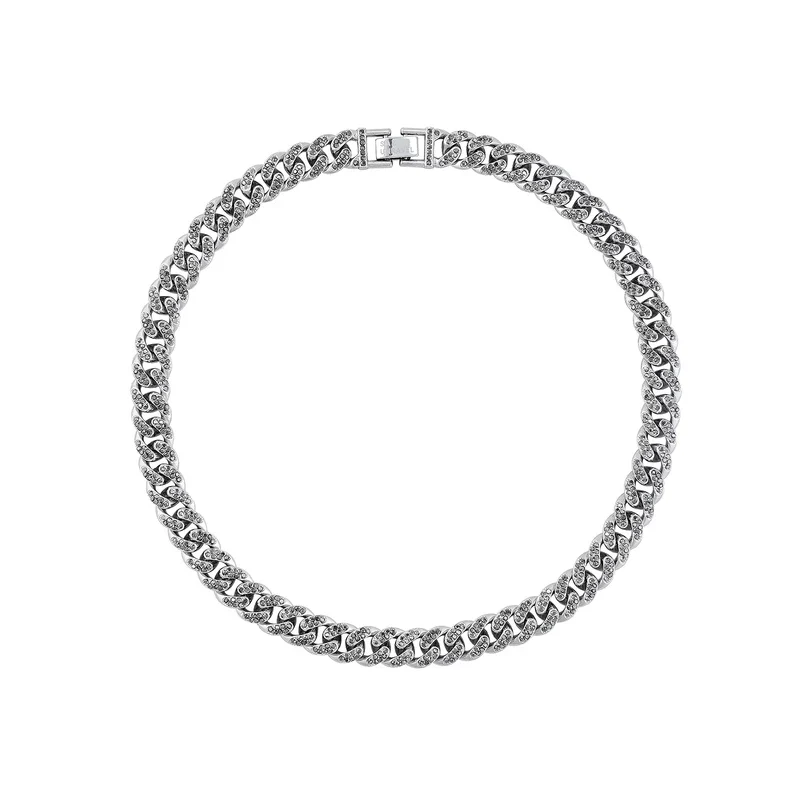 Layered Cuban Chain Pendant Necklace - Image 7
