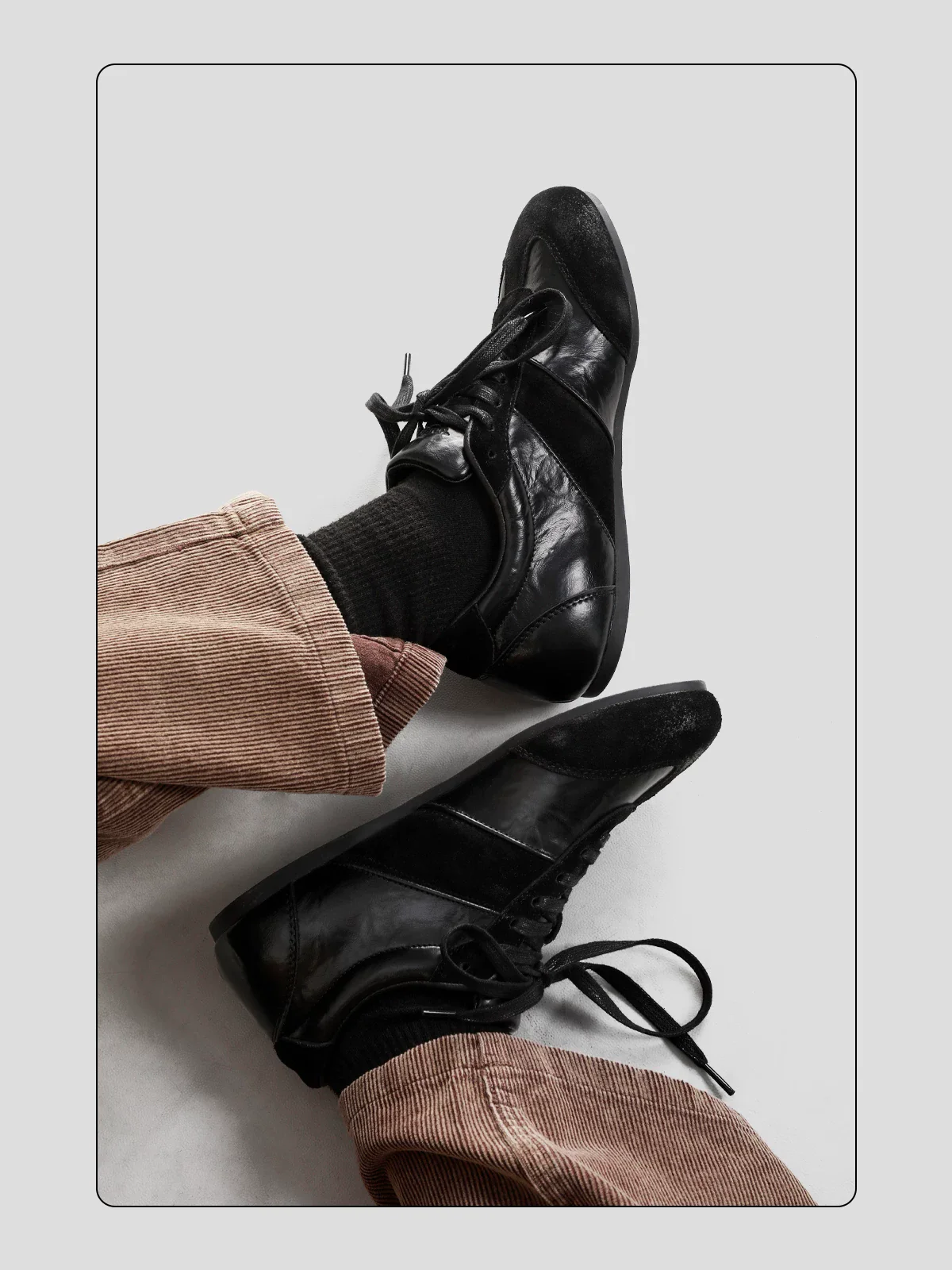 Leather German Trainer Casual Sneakers - Image 8