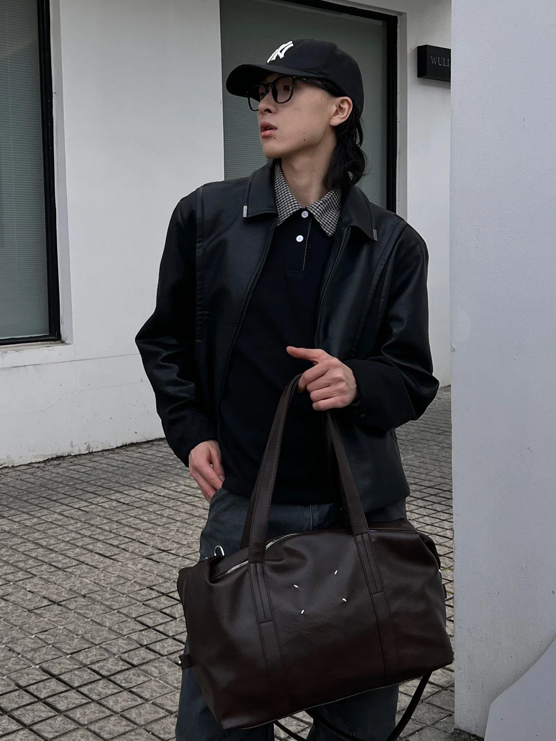 Leather Retro Shoulder Tote Bag - Image 5