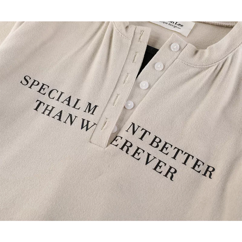 Letter Print Knit Pullover - Image 5