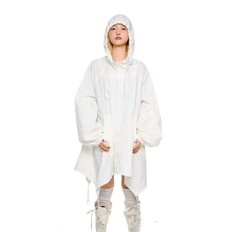Lightweight Hooded Long Jacket - Image 3