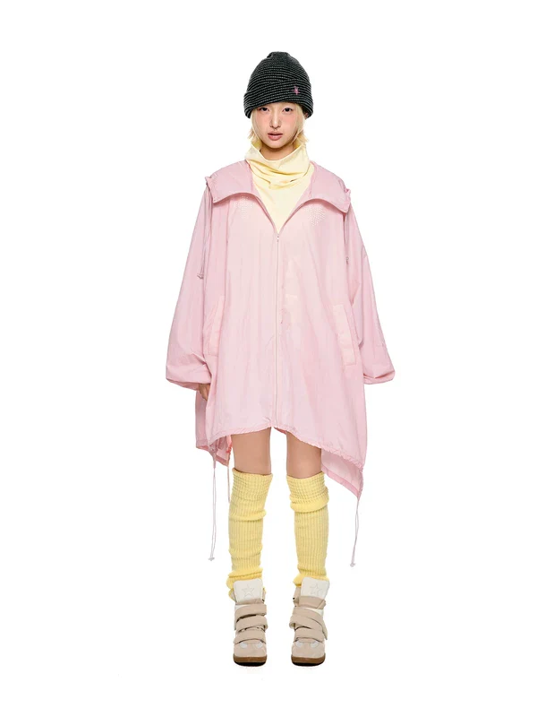 Lightweight Hooded Long Jacket - Image 8