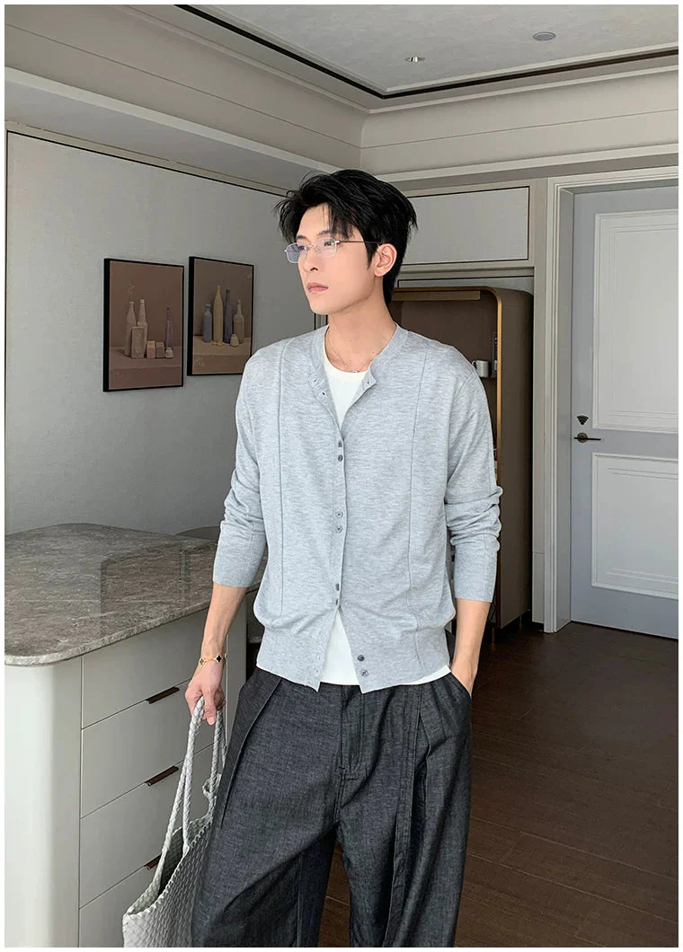Lightweight Knit Button Sweater - Image 11