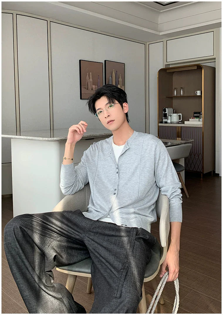 Lightweight Knit Button Sweater - Image 13