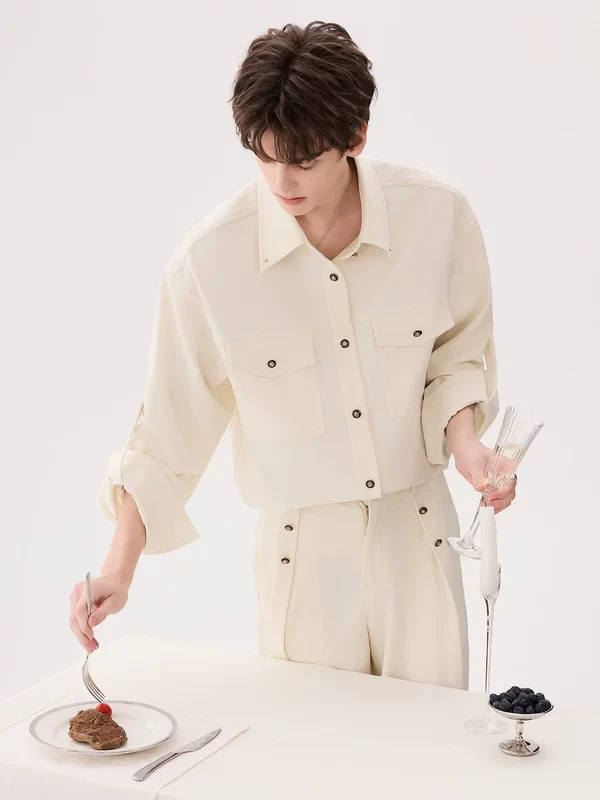 Long-Sleeve Button-Down Shirt - Image 2
