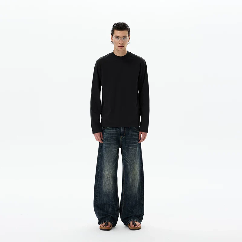 Long Sleeve Mock Neck Pullover - Image 7