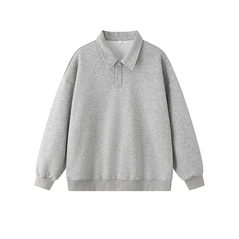 Long Sleeve Polo Neck Sweatshirt - Image 2