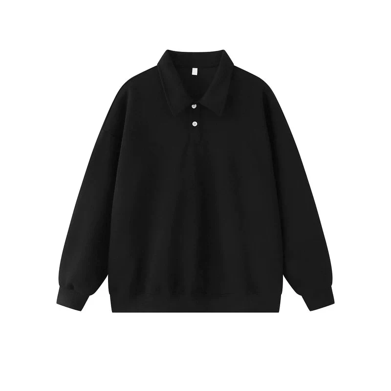Long Sleeve Polo Neck Sweatshirt - Image 3
