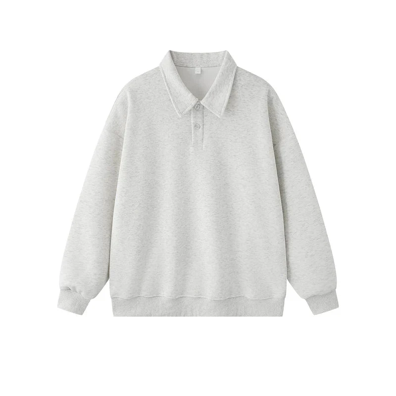 Long Sleeve Polo Neck Sweatshirt - Image 4