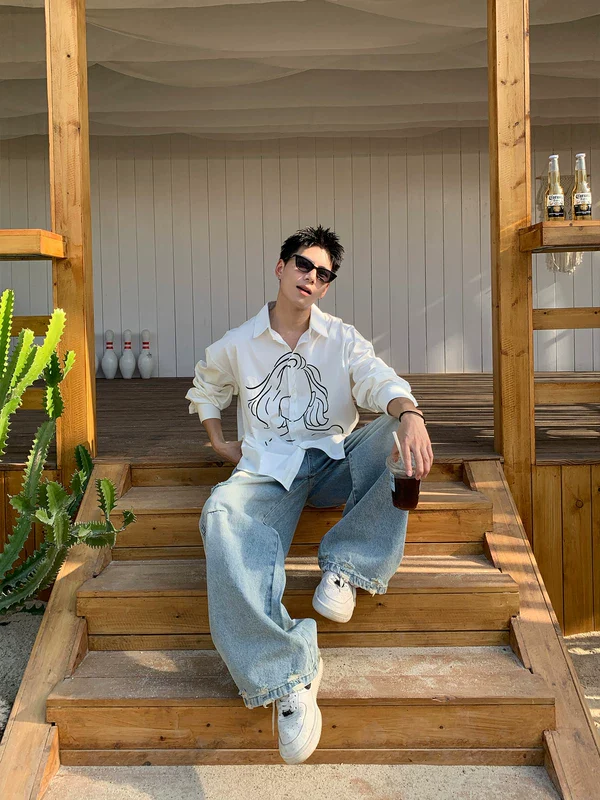 Long Sleeve Streetwear Shirt - Image 7