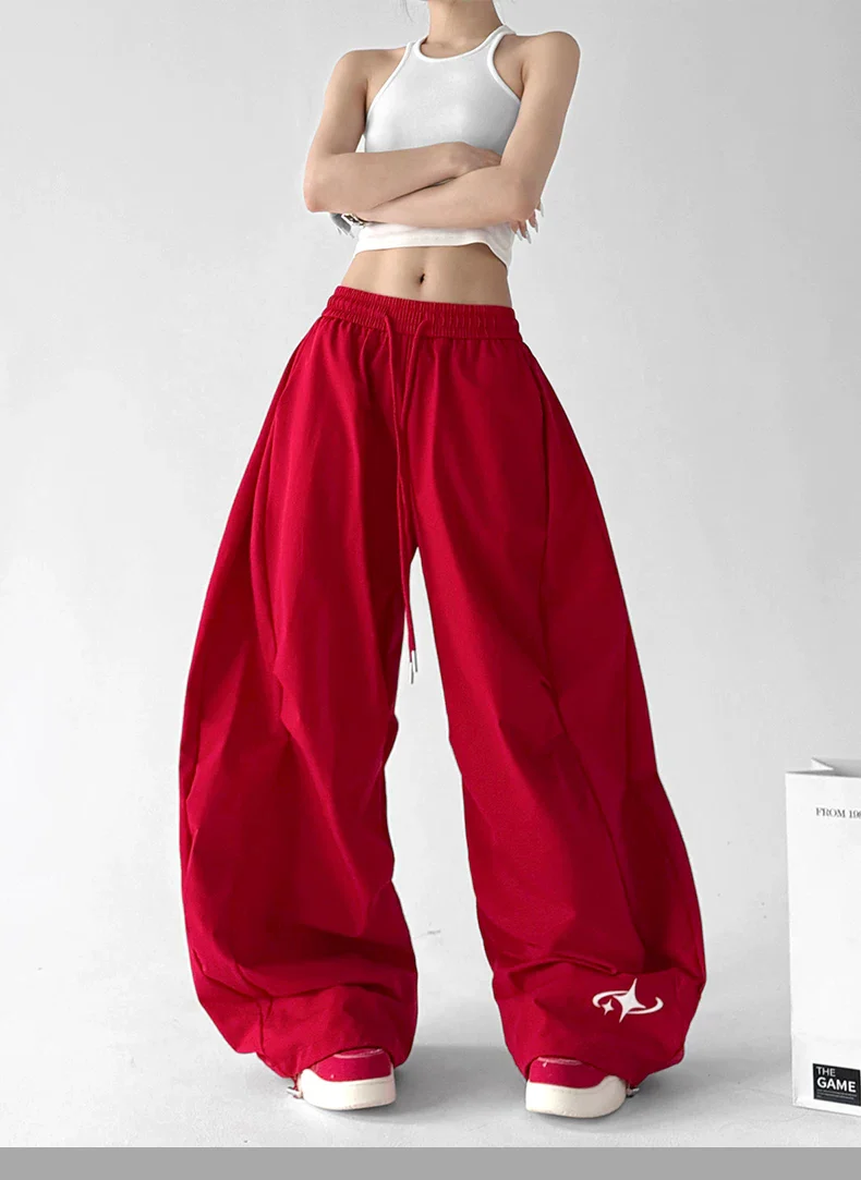 Loose Drawstring Street Cargo Pants - Image 10