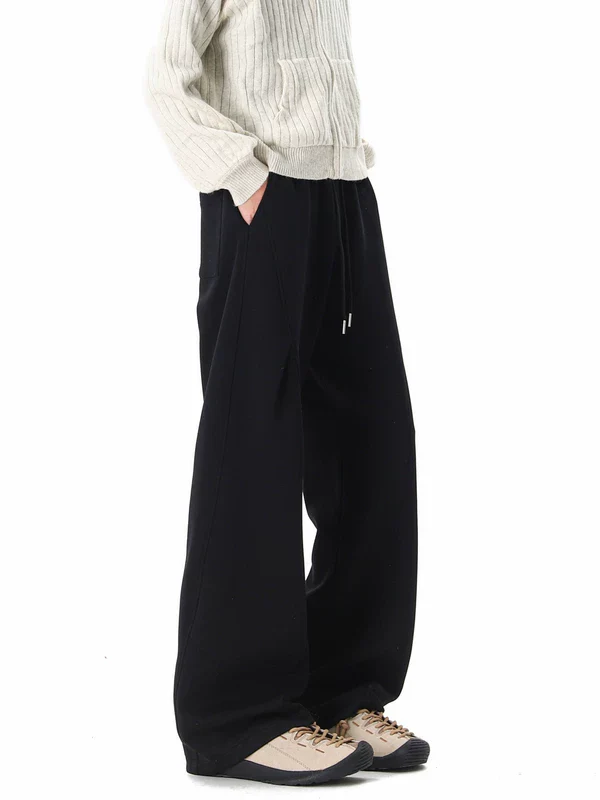 Loose Fit Patchwork Sweatpants - Image 2