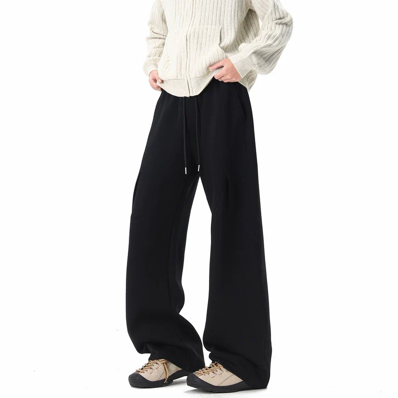 Loose Fit Patchwork Sweatpants - Image 6