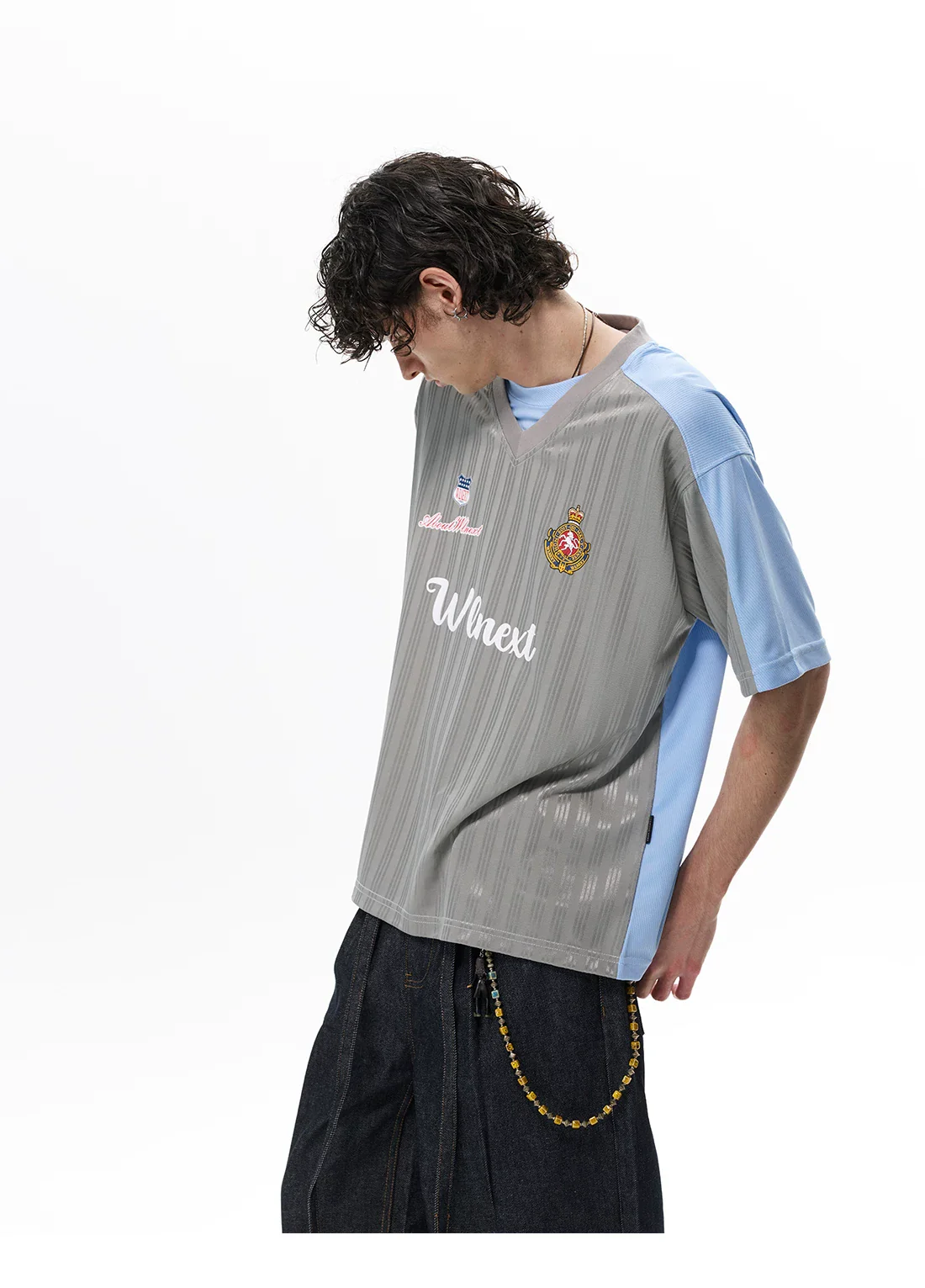 Loose Fit Jersey Style Short Sleeve T-Shirt - Image 4