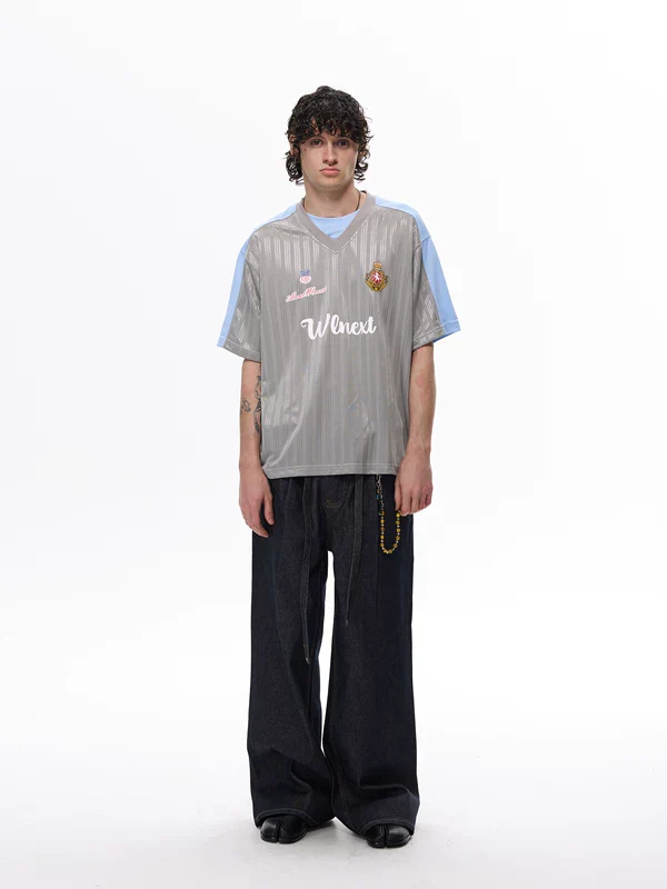Loose Fit Jersey Style Short Sleeve T-Shirt - Image 6