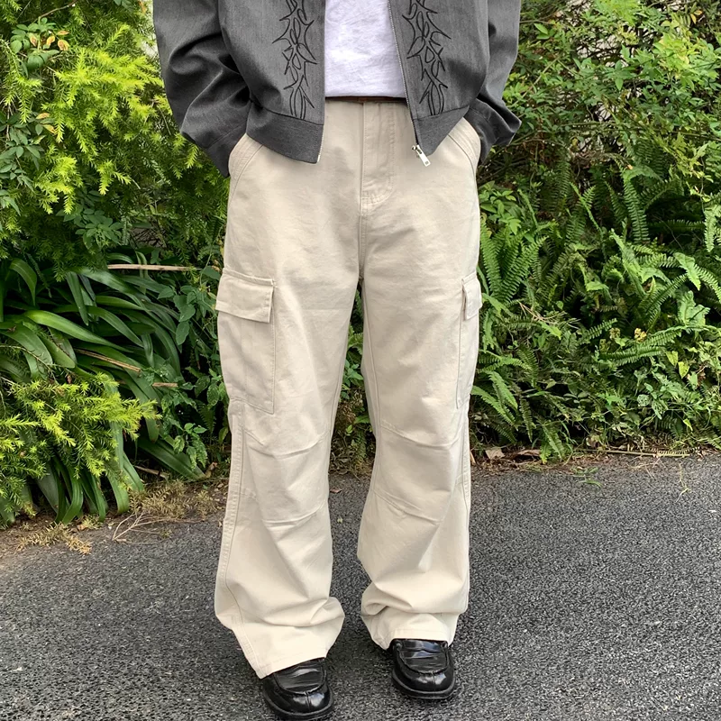Loose Straight Leg Cargo Pants