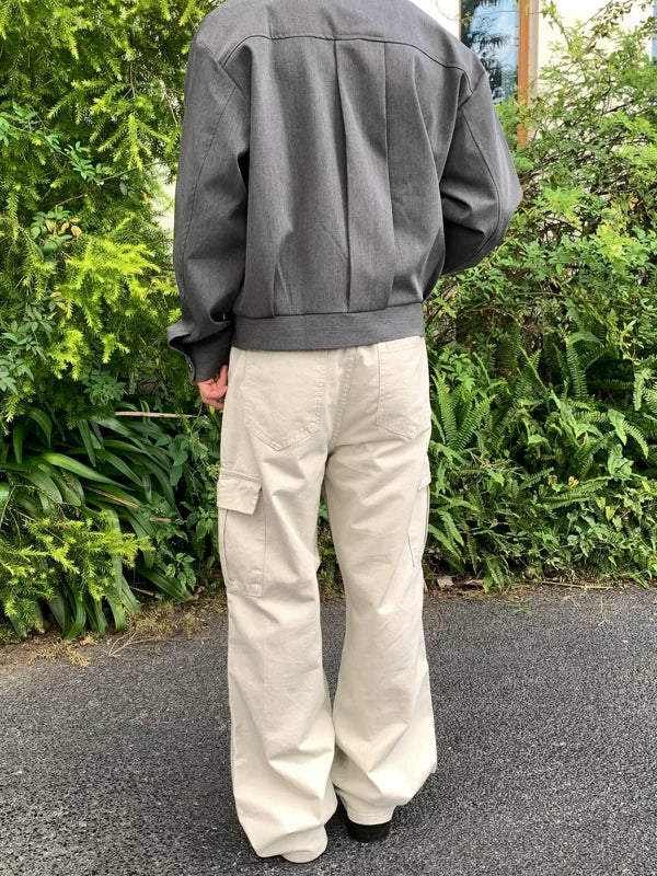 Loose Straight Leg Cargo Pants - Image 2