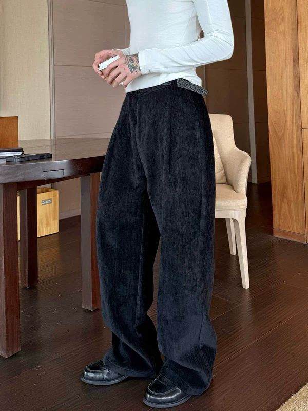 Loose Straight Leg Floor-Length Pants - Image 5
