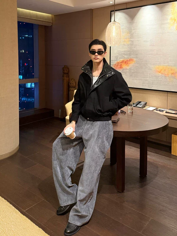 Loose Straight Leg Floor-Length Pants - Image 8