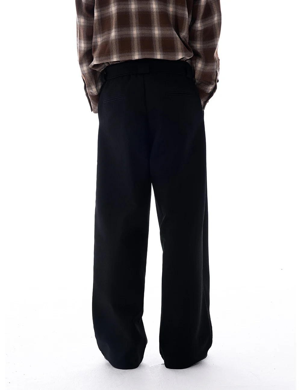 Wide-Leg Belted Casual Pants - Image 6