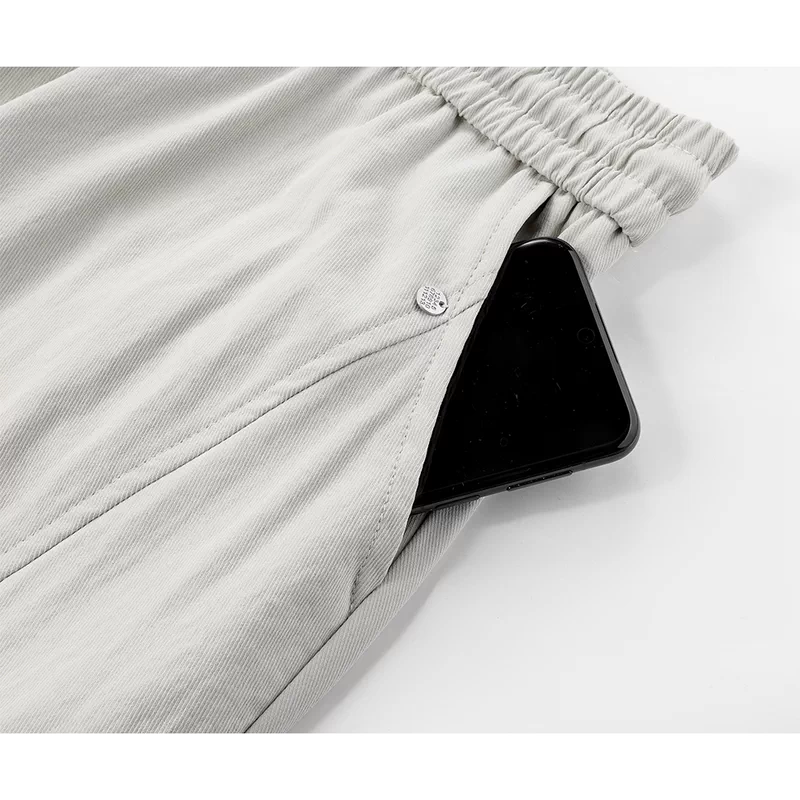 Loose Wide-Leg Drawstring Cargo Pants - Image 7