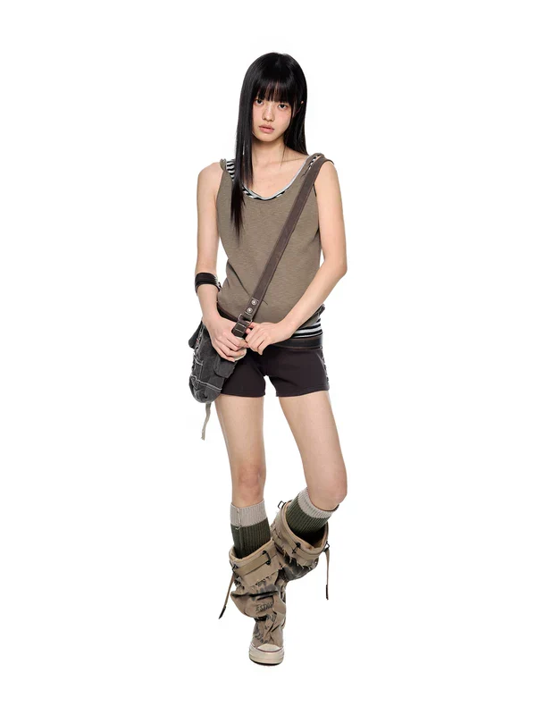 Low-Rise Slim Fit Casual Shorts - Image 8