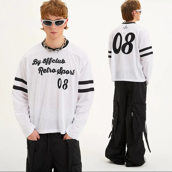 Mesh Long-Sleeve Sport T-Shirt - Image 7