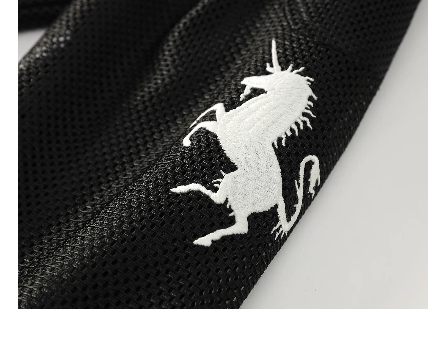 Horse Embroidery Mesh Motorcycle Jacket - Image 10